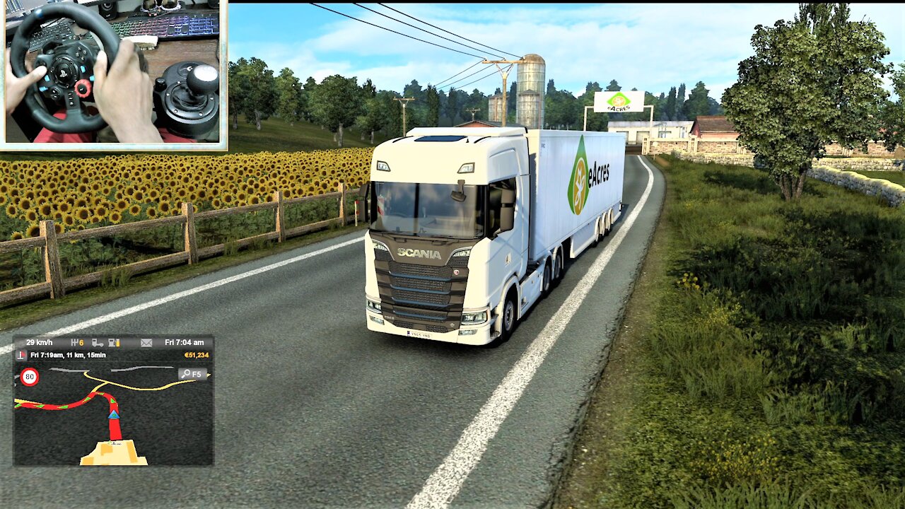 Scania truck Maneuvering Quick job POV ETS2 London