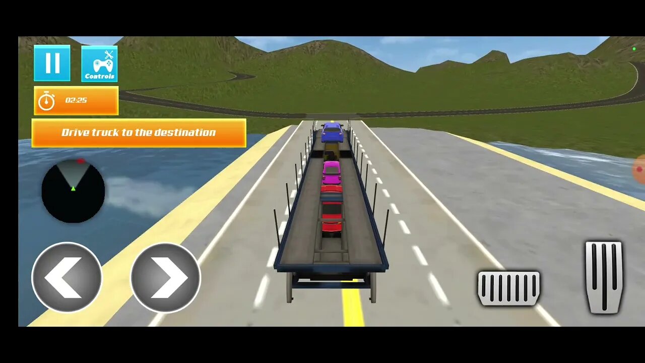 Car Transport On Truck 🚛| Vehicle Transportation Game..✨️ | Androidgaming2.0