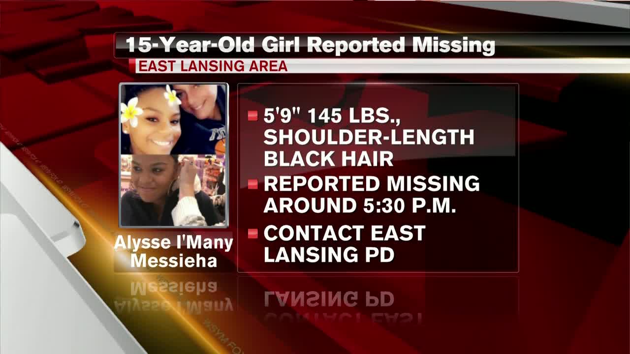 FOUND - Missing / Endangered Juvenile - Alysse I'Many Messieha