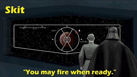 Star Wars X Wing Skit #4 - Death Star Releases Chaos
