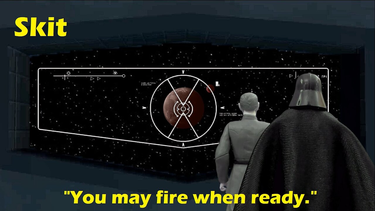 Star Wars X Wing Skit #4 - Death Star Releases Chaos