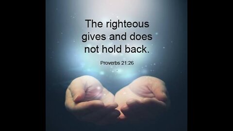 Holding back - The grave sin
