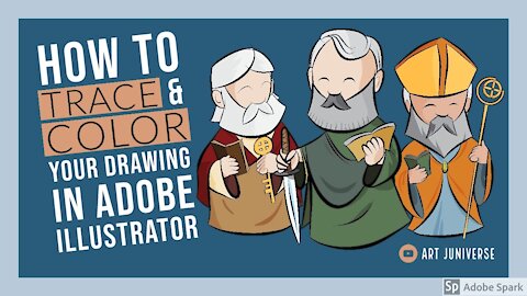 How to Trace & Color your Drawing in Adobe Illustrator CC, Simple & Quick! (A Step-by-Step Tutorial)