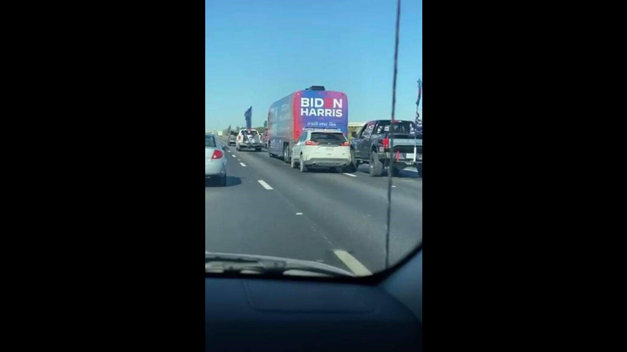 Operation Biden Bus Escort Duty on IH-35 in Texas - October 30th - Extended version
