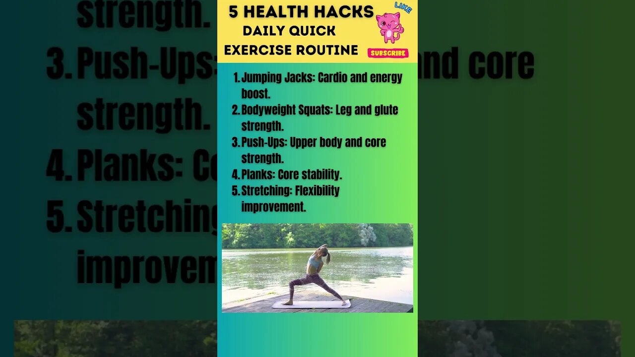 "Wondered How Daily Exercise Routines Transform Your Health? 🏋️‍♂️ | #ExerciseTips #HealthHacks 💪 5