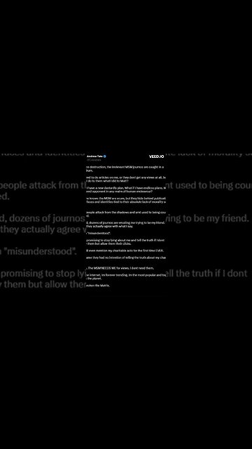 Andrew Tate First SPEECH From Home #shorts