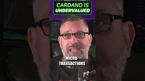 Cardano Is Very Undervalued, not for long...