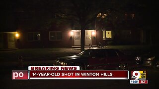 14-year-old shot in Winton Hills