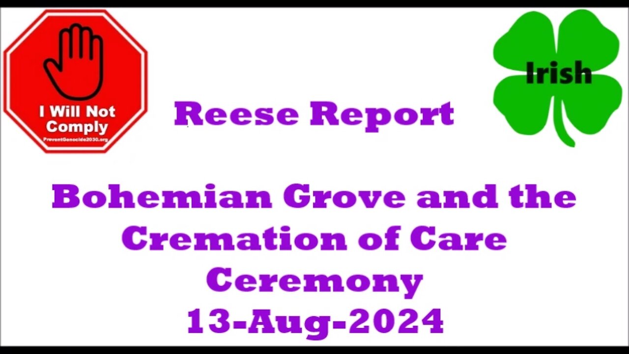 Bohemian Grove and the Cremation of Care Ceremony 13-Aug-2024