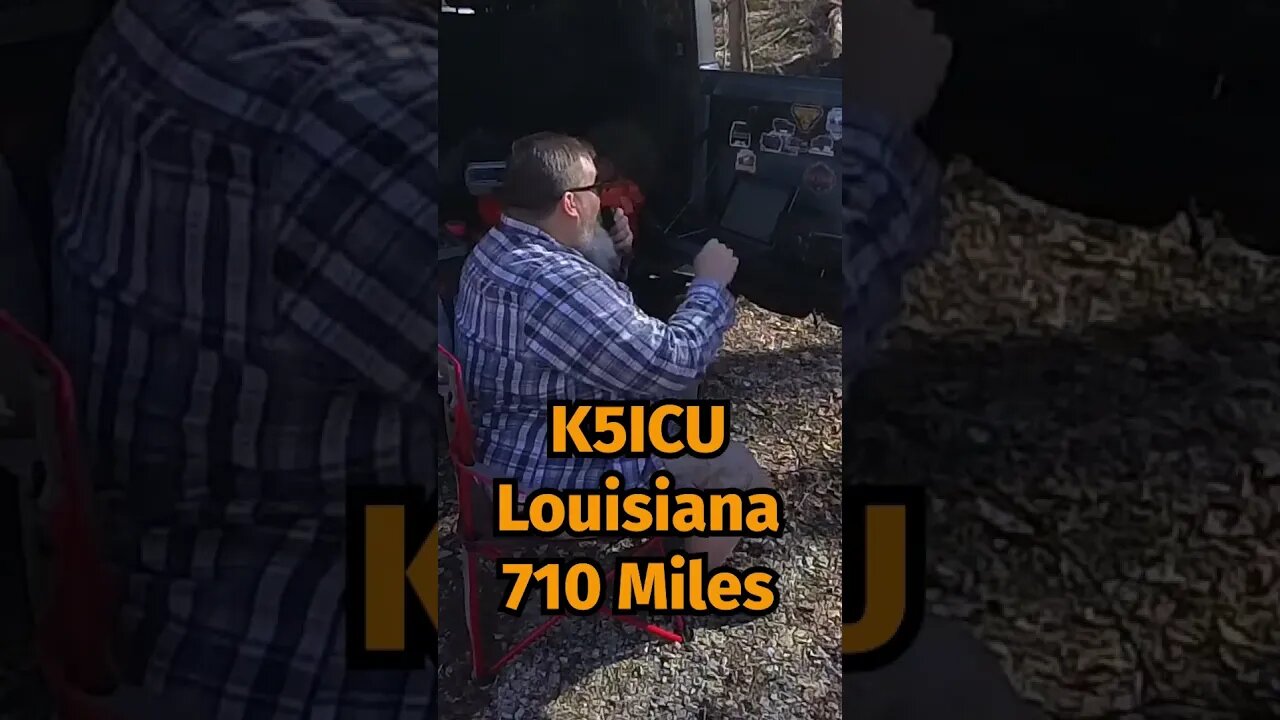 710 mile contact with K5ICU from park K-7370. #shorts #parksontheair #hamradio