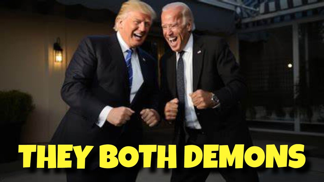 TRUMP AND BIDEN ISN'T FOR THE PEOPLE, THEY BOTH RICH DEMONS