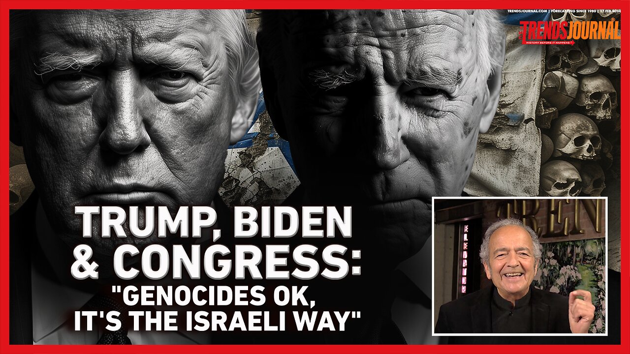 TRUMP, BIDEN & CONGRESS: "GENOCIDE OK. ITS THE ISRAELI WAY!"