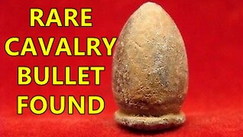 RARE BULLET FOUND WHILE METAL DETECTING