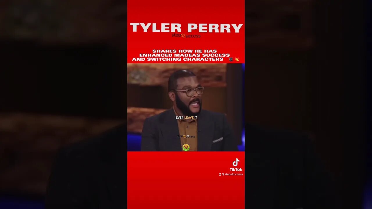 #tylerperry “Just because you come from one place or do 1 thing doesn’t mean you have to stay there”
