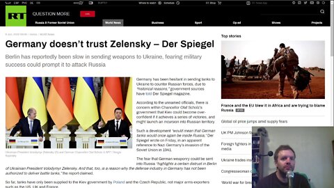 Germany doesn't trust Zelensky with tanks