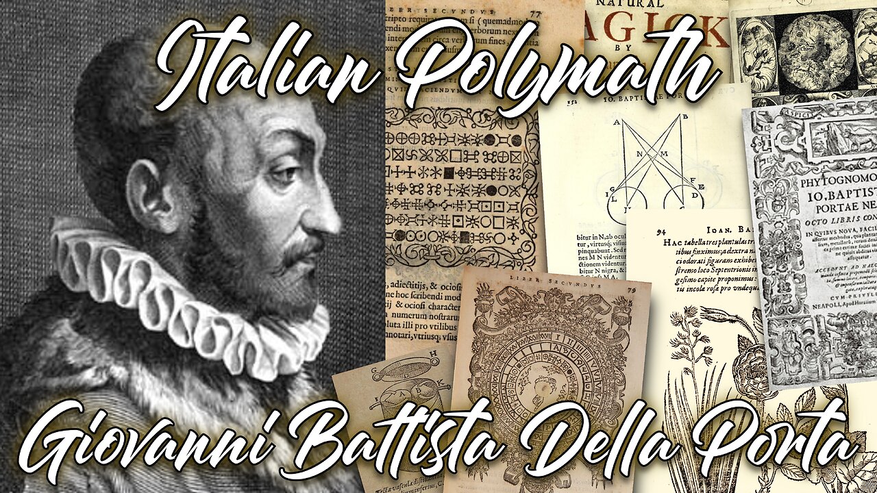 Italian Polymath Giovanni Battista Della Porta