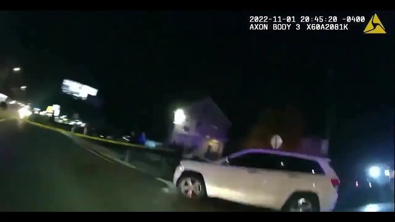 Man drives through a fatal crash scene, ends up hitting a police cruiser and then leads officers on