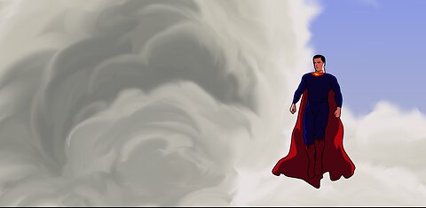 superman first flight animation