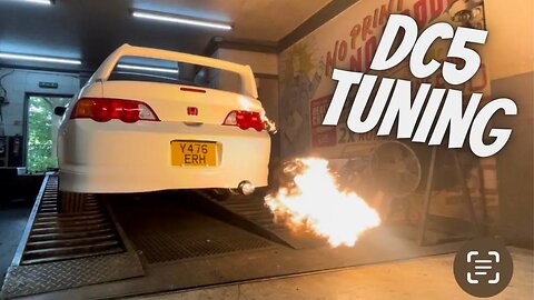 Big Flames 🔥 Honda Integra DC5 Tuned after @Skunk2Racing Inlet Manifold