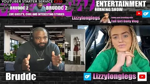 bruddc talks witk Tiktok super star, @Lizzylonglegs