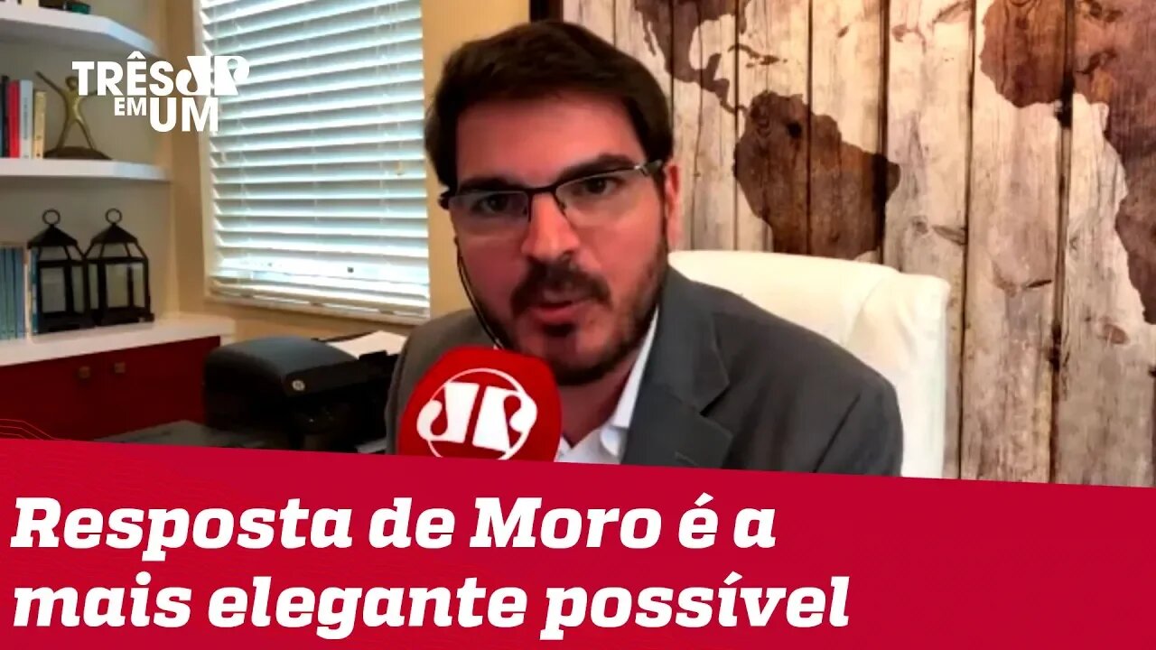 #RodrigoConstantino: A resposta do ministro Sergio Moro é a mais elegante possível.