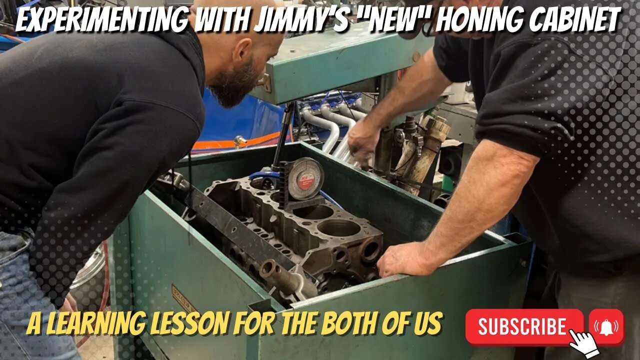 Experimenting With Jimmy’s “New” Honing Cabinet.. A Learning Lesson For the Both of Us! #learning