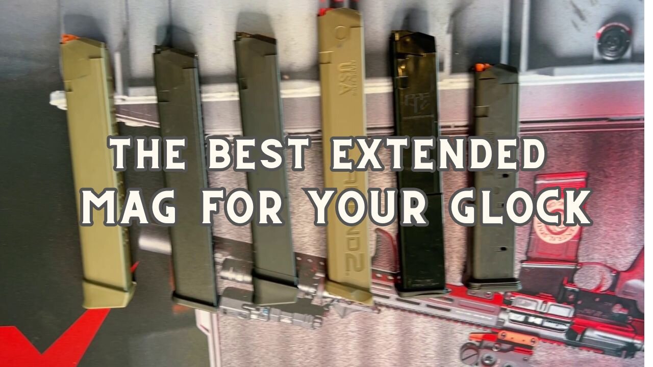 The best extended mag for your Glock 17, 19, 26, 34,