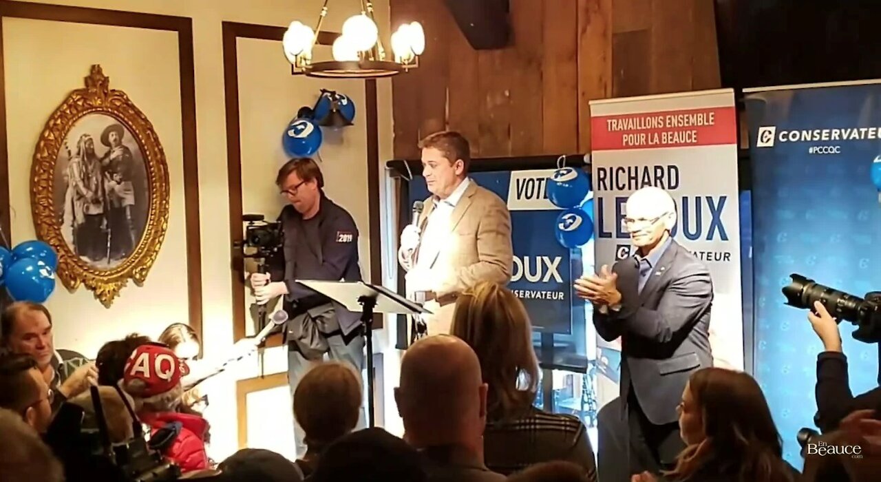 Visite d'Andrew Scheer en Beauce