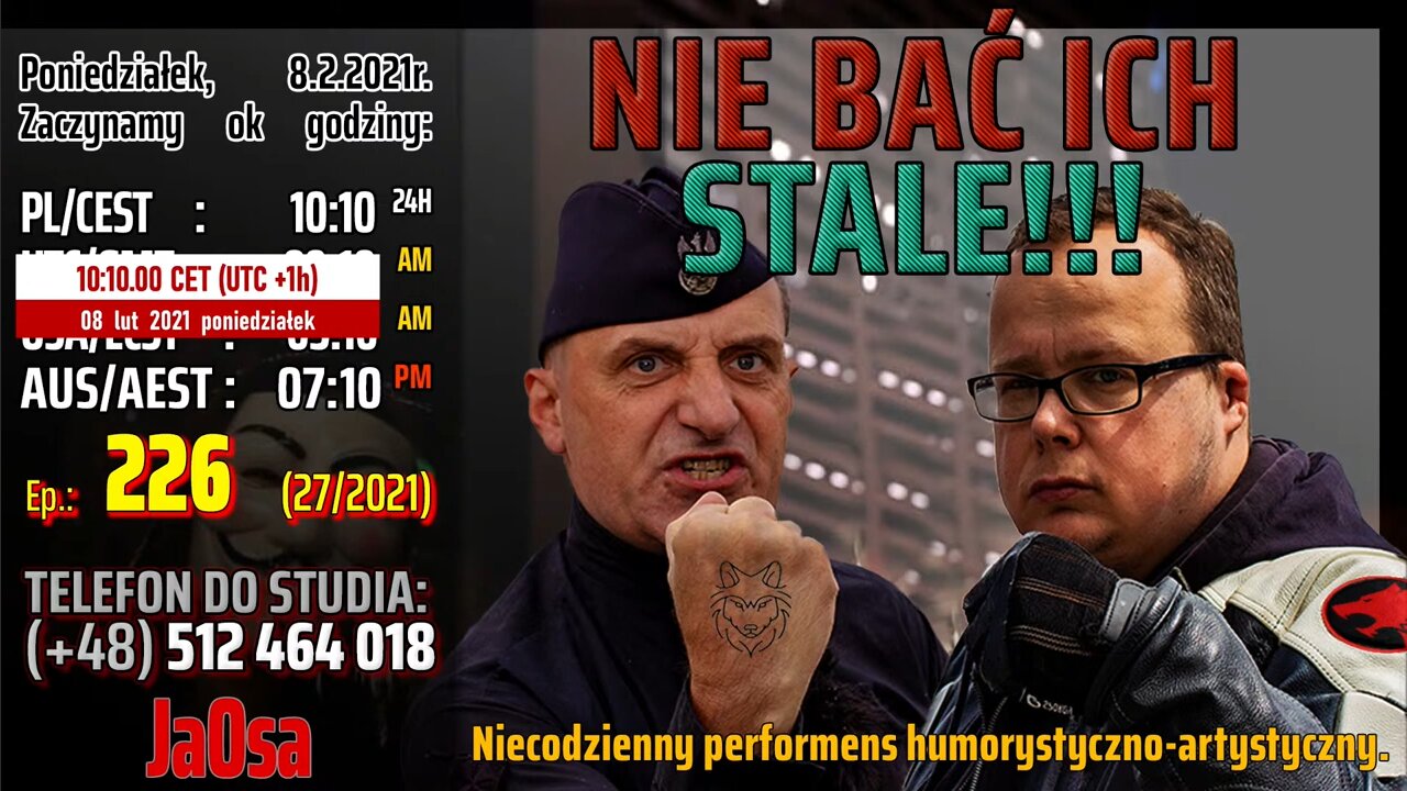 NIE BAĆ ICH - STALE!!! - Olszański, Osadowski NPTV (08.02.2021)