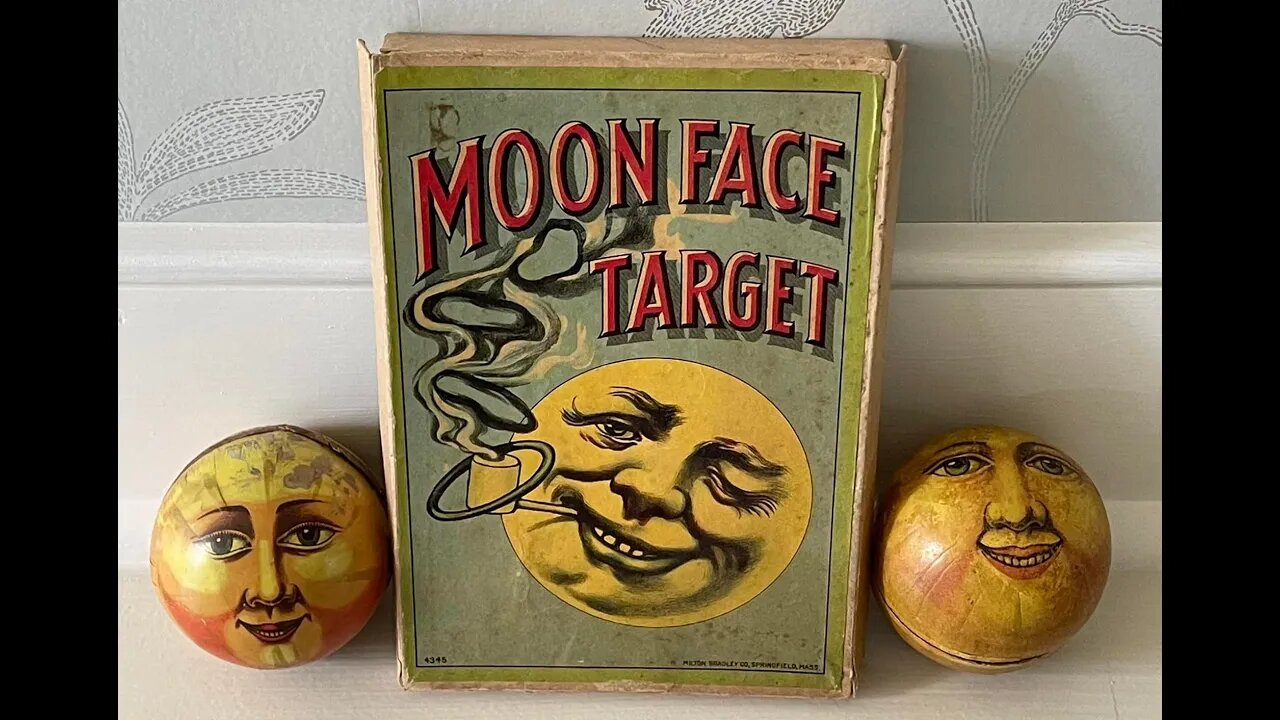 111 Year Old Moon Face Target Game is a WILD Find! 🌚🌜🌛