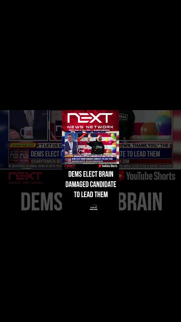 Dems Elect BRAIN DAMAGED Candidate To lead Them #shorts