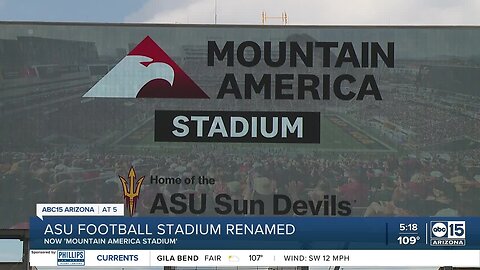 ASU announces partnership to rename football facility 'Mountain America Stadium'