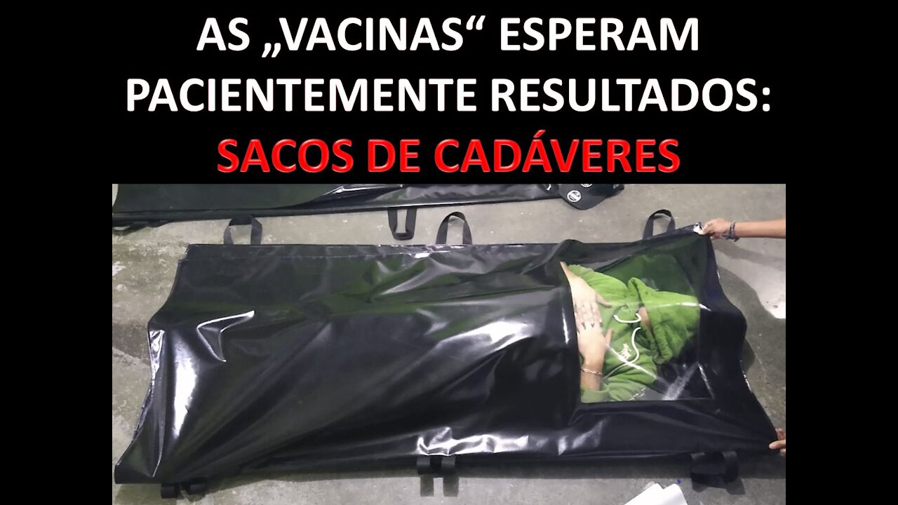 SACOS DE CADÁVERES PREPARADOS PARA INJECTADOS