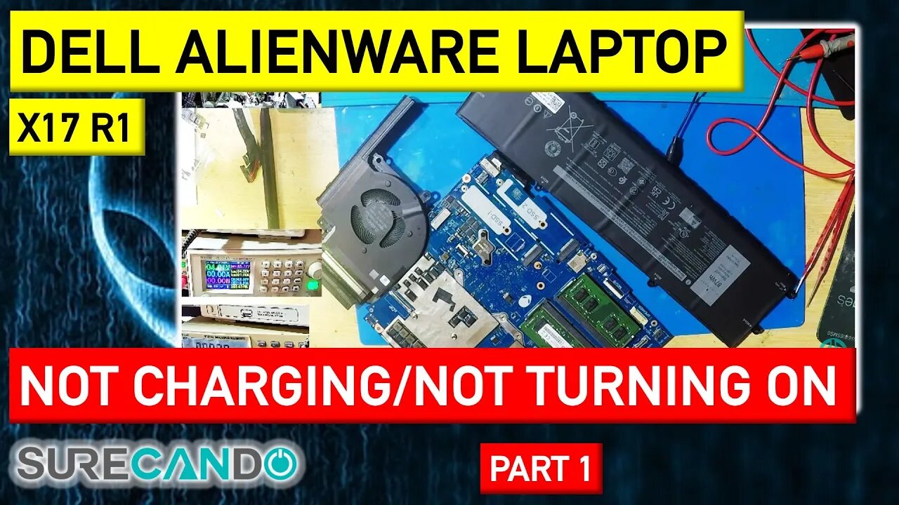 Alienware X17 R1 DEAD_! No Charge, No Power - Repair Mission Begins! (Part 1)