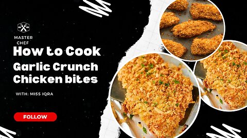 CRUNCHY CHICKEN GARLIC SCLICE!