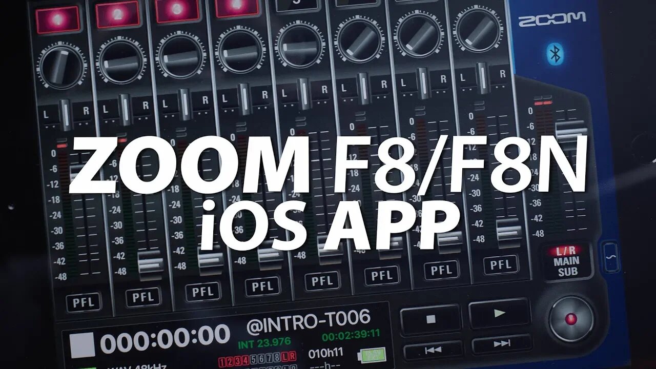 Zoom F8n iPad/iPhone App