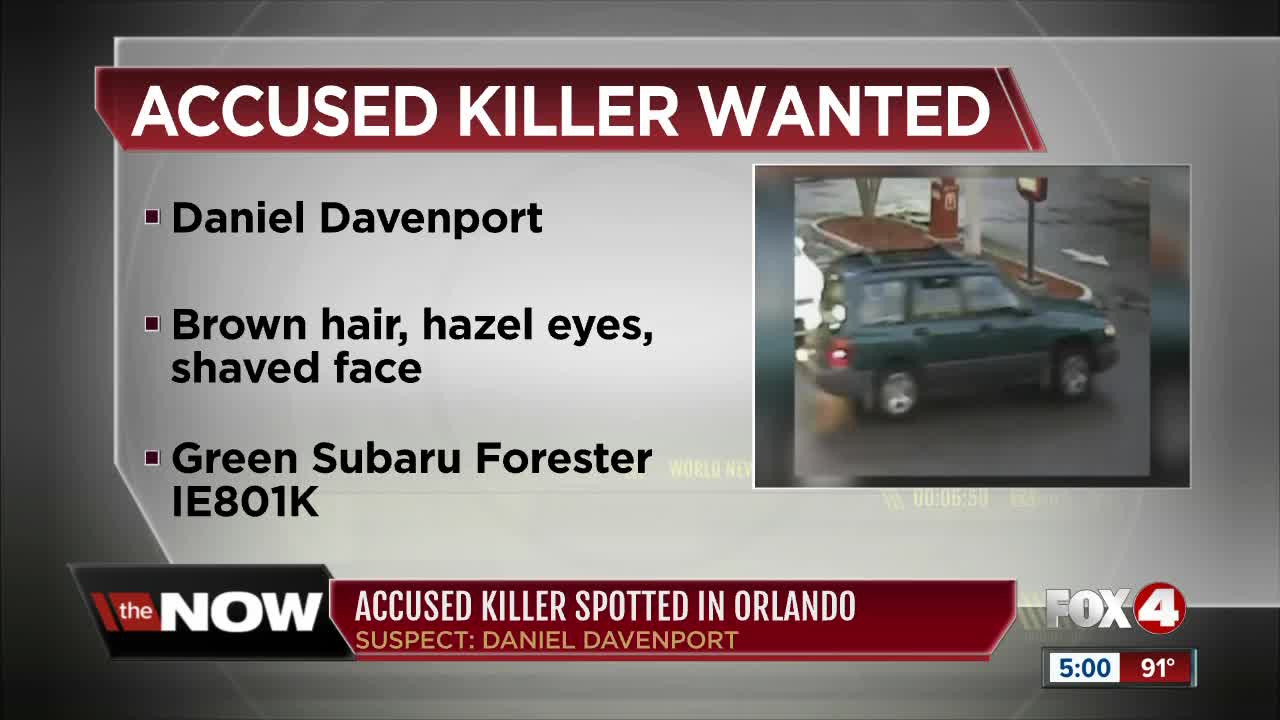 Naples Park murder suspect spotted in Orlando