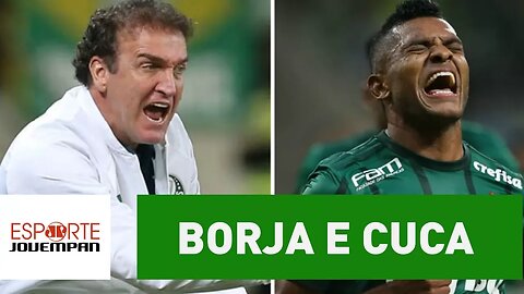 Borja volta a marcar, mas Cuca ainda tem um pé atrás com ele