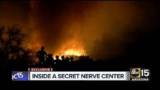 An exclusive look inside a secret communication center that is critical to frontline firefighters