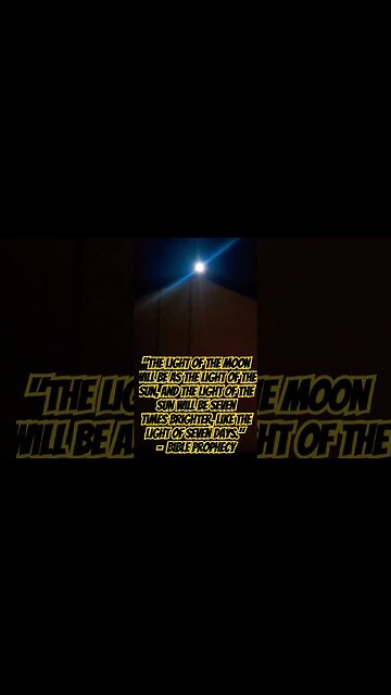 Sun & Moon prophecy coming true!