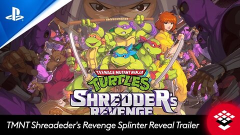 Teenage Mutant Ninja Turtles Shredder's Revenge Splinter Reveal Trailer PS4