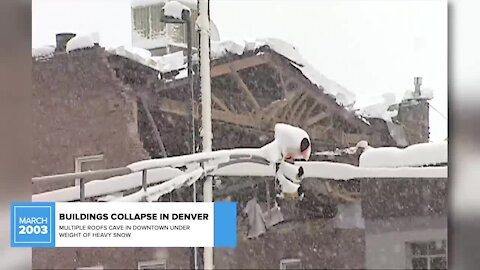 Denver7 Archive: Roofs collapse in Denver during March 2003 snowstorm