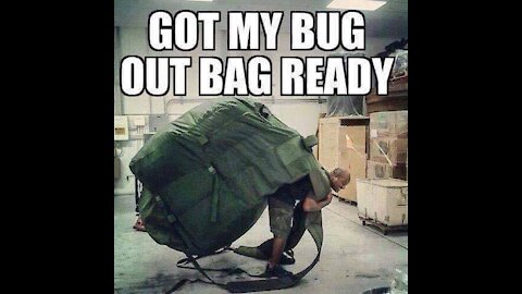 Preppers bugging out into the Woods