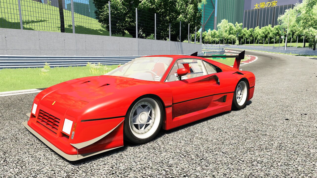 Ferrari 288 GTO 1984 / Roaster Coaster - DRON CAM/ Assetto Corsa / ProtosimRacing