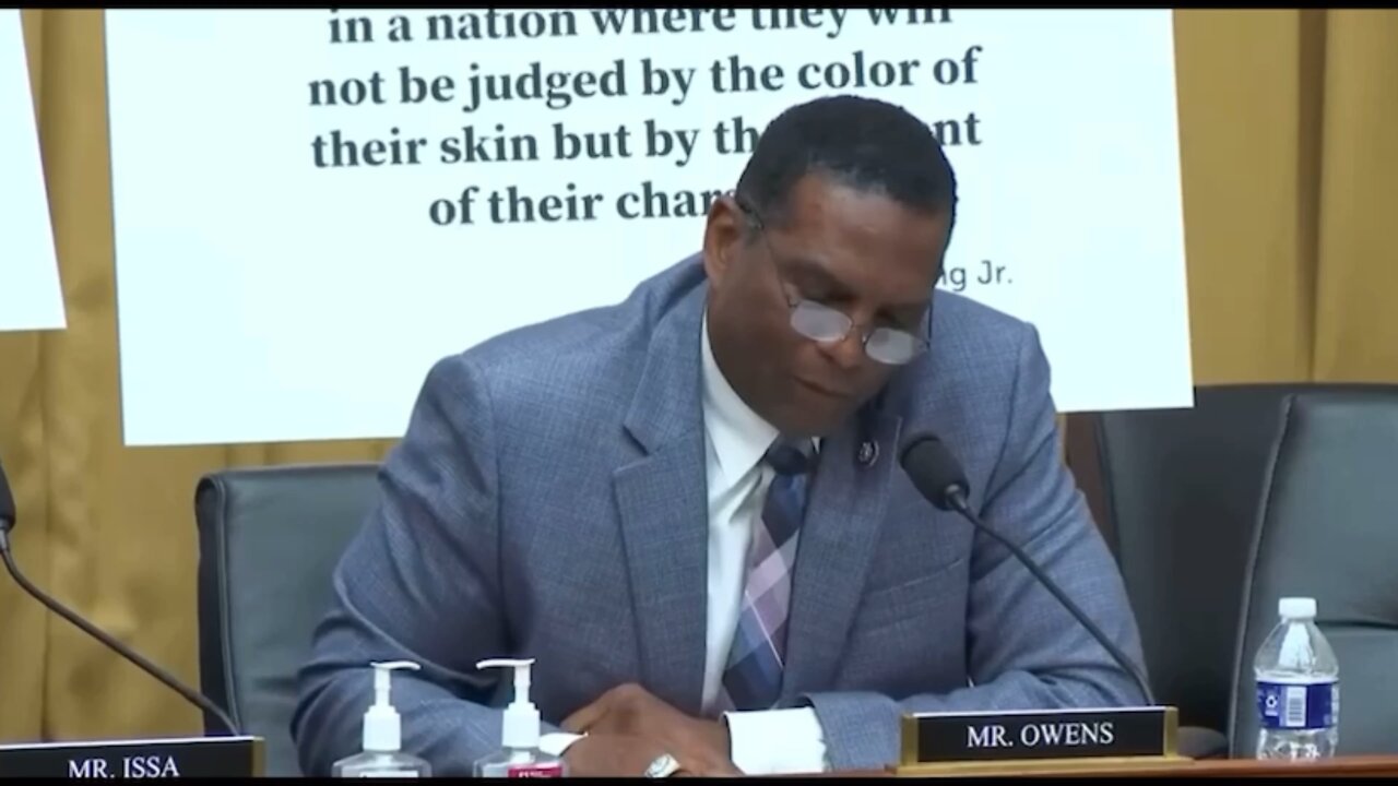 Rep. Burgess Owens Slams Left’s ‘Racist