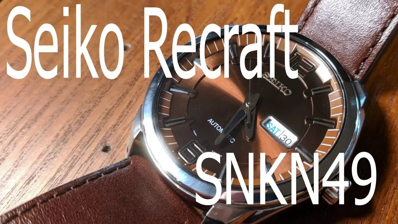 Seiko Recraft SNKN49 Review, An Automatic Bronze Beauty