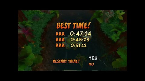 Crash Bandicoot 1 remake - Level 5: Upstream (Platinum Relic)