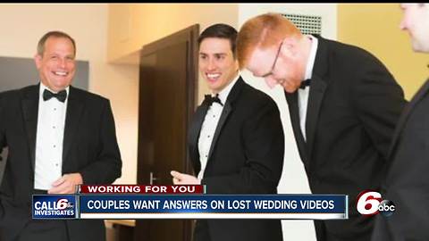 Couples' missing wedding videos, albums located