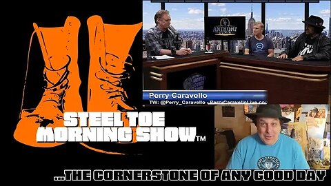 Perry Caravello Wears....Interesting Makeup on Anthony Cumia Show