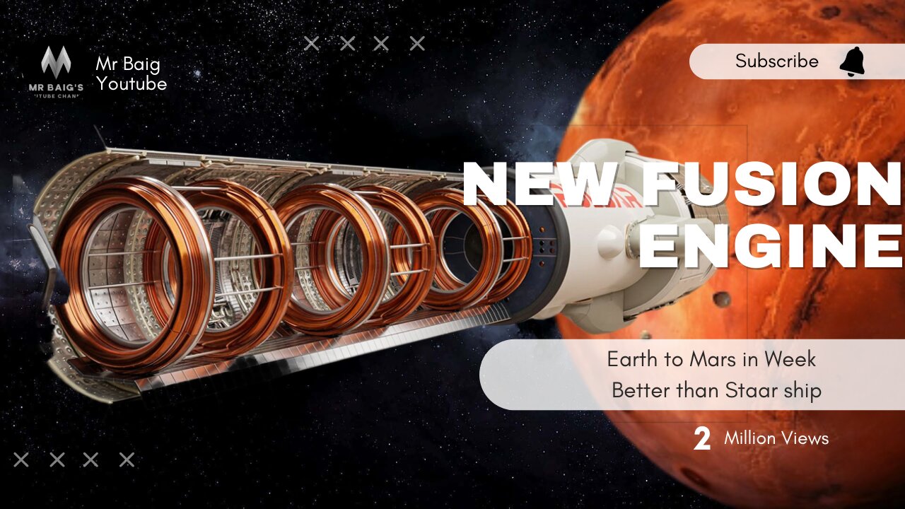 New Fusion Drive Engine revealed reach Mars in weeks